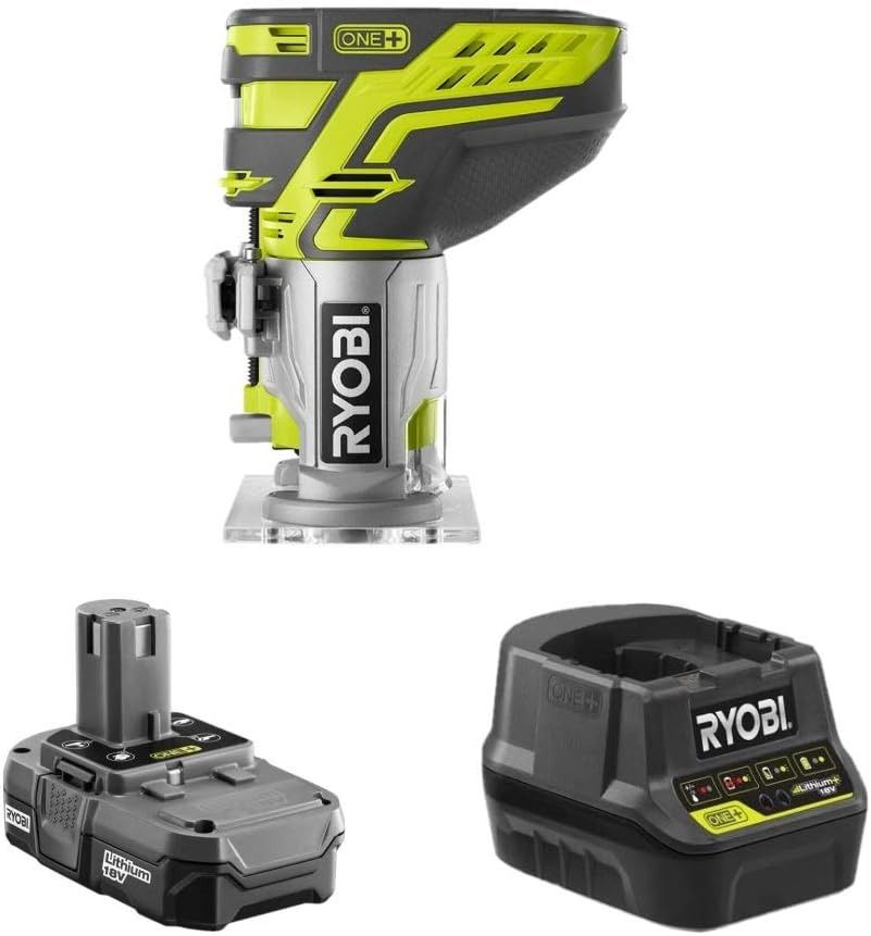 Refurbished RYOBI 18-Volt Cordless Fixed Base Trim Router Kit with ...