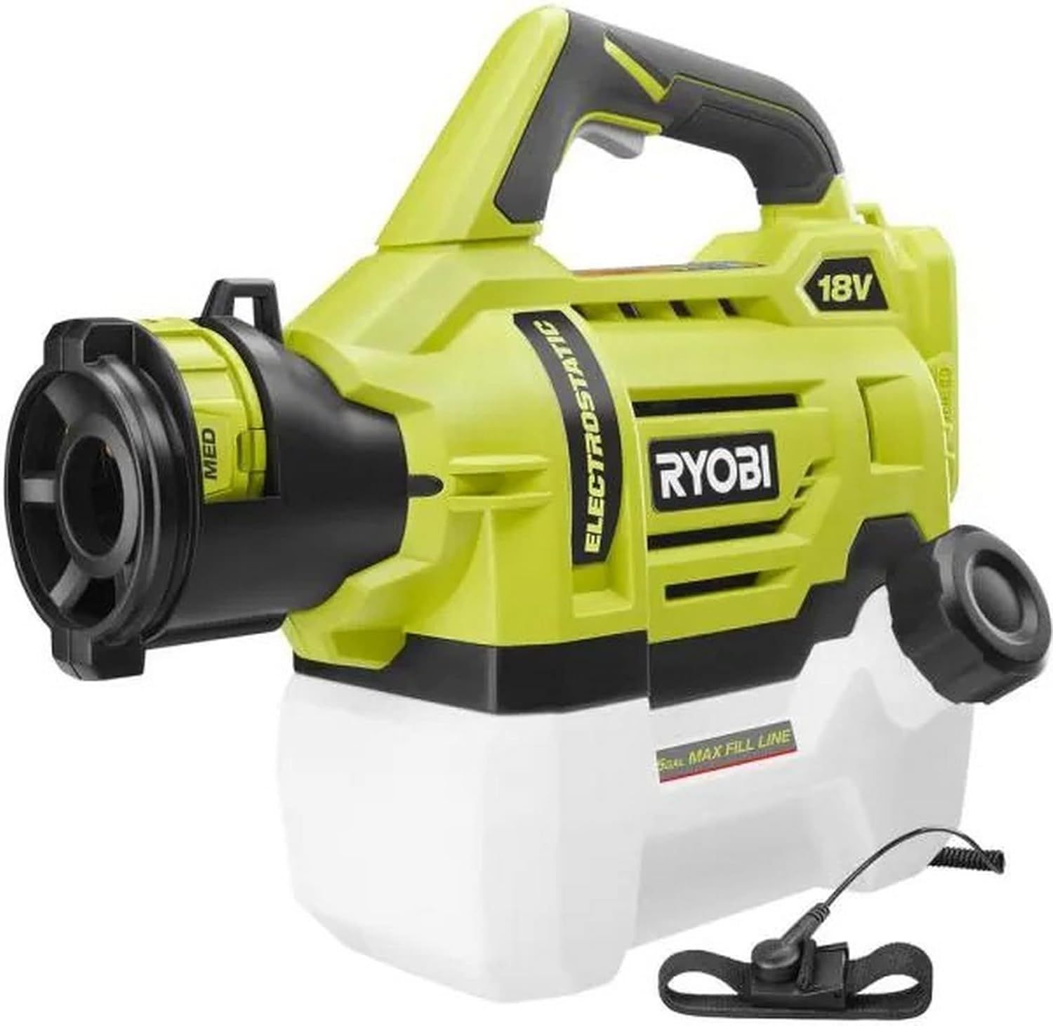 Ryobi One+ 18V Cordless Electrostatic 0.5 Gal. Sprayer Tool Only P2809BTL - Green by Ryobi - Refurbished - Very Good condition - US$41.80