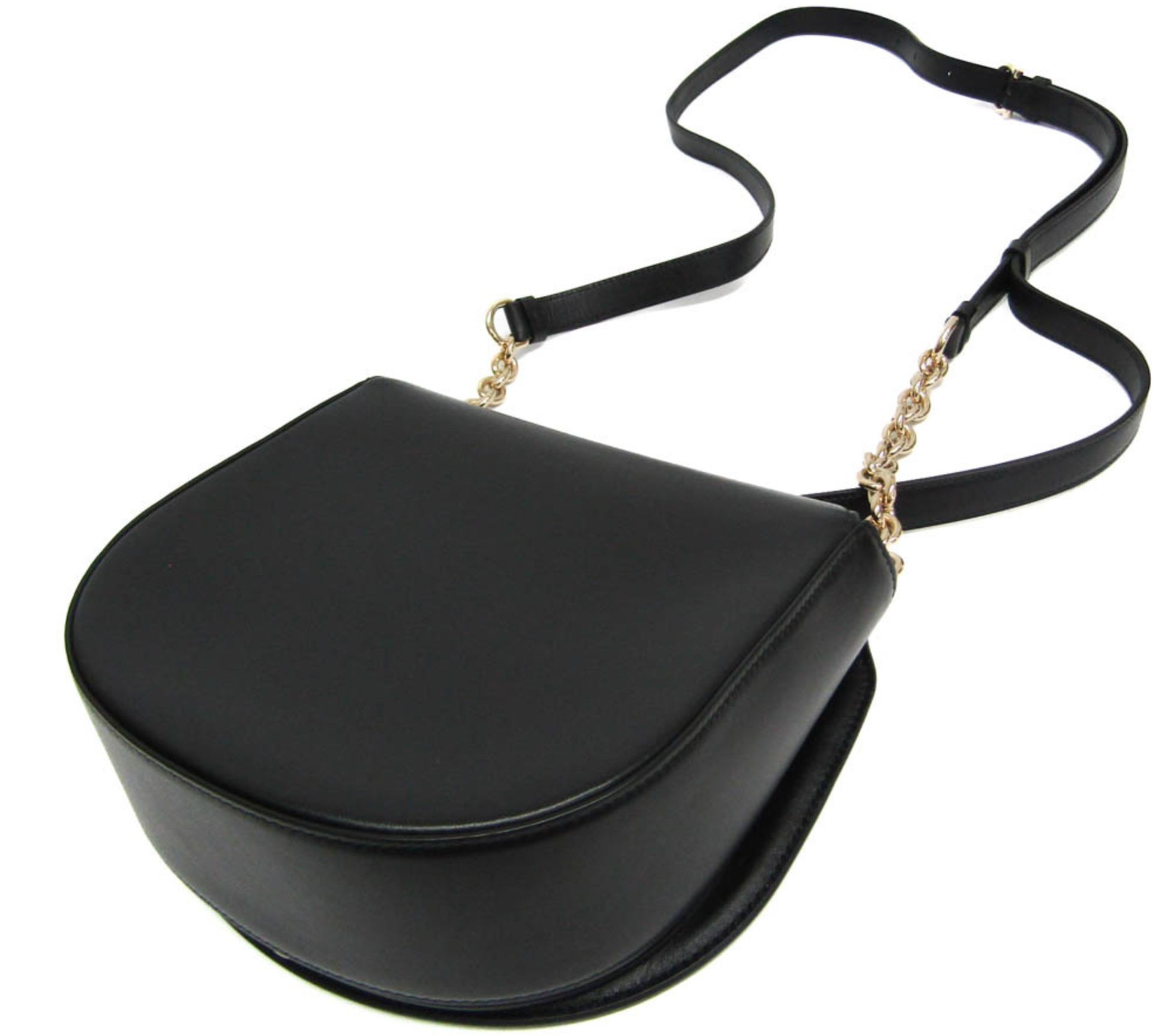 Salvatore Ferragamo Gancini Leather Handbag Shoulder Bag - Leather - Black by Salvatore Ferragamo - Image 2