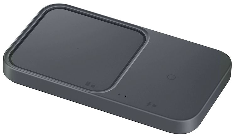 Samsung 15W Wireless Charger Duo with Travel Adapter - Dark Gray by Samsung - Image 2