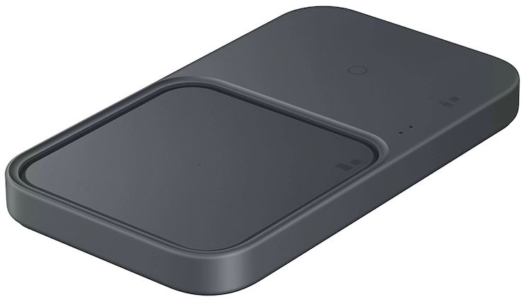 Samsung 15W Wireless Charger Duo with Travel Adapter - Dark Gray by Samsung - Image 3
