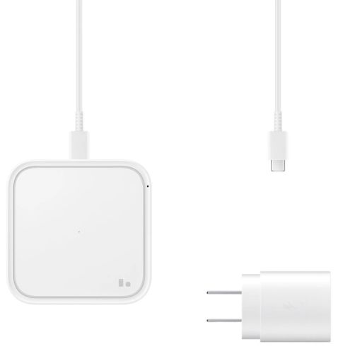 Samsung 15W Wireless Charger Single EP-P2400 - White by Samsung - Refurbished - Very Good condition - US$73.48