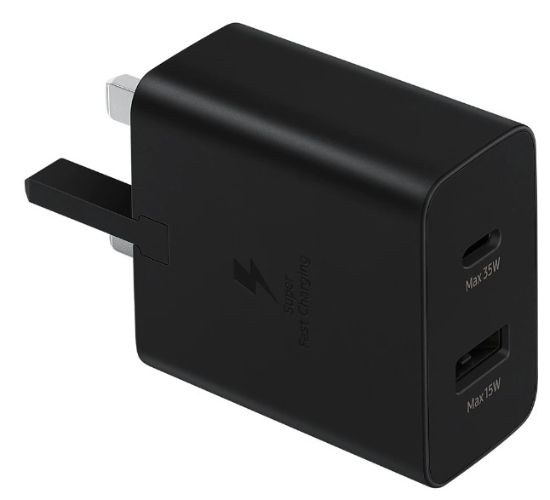 Samsung 35W Power Adapter Duo Travel - Black by Samsung - Refurbished - Premium condition - CA$40.96