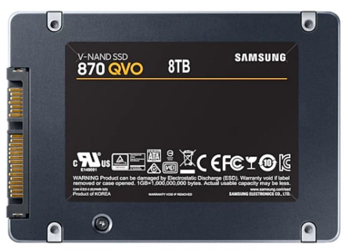Samsung 870 QVO SATA III 2.5" Internal SSD - 4TB - Black by Samsung - Image 5