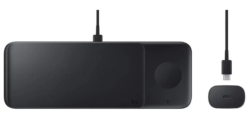 Samsung 9W Wireless Charger Duo - Black by Samsung - Refurbished - Very Good condition - Image 2