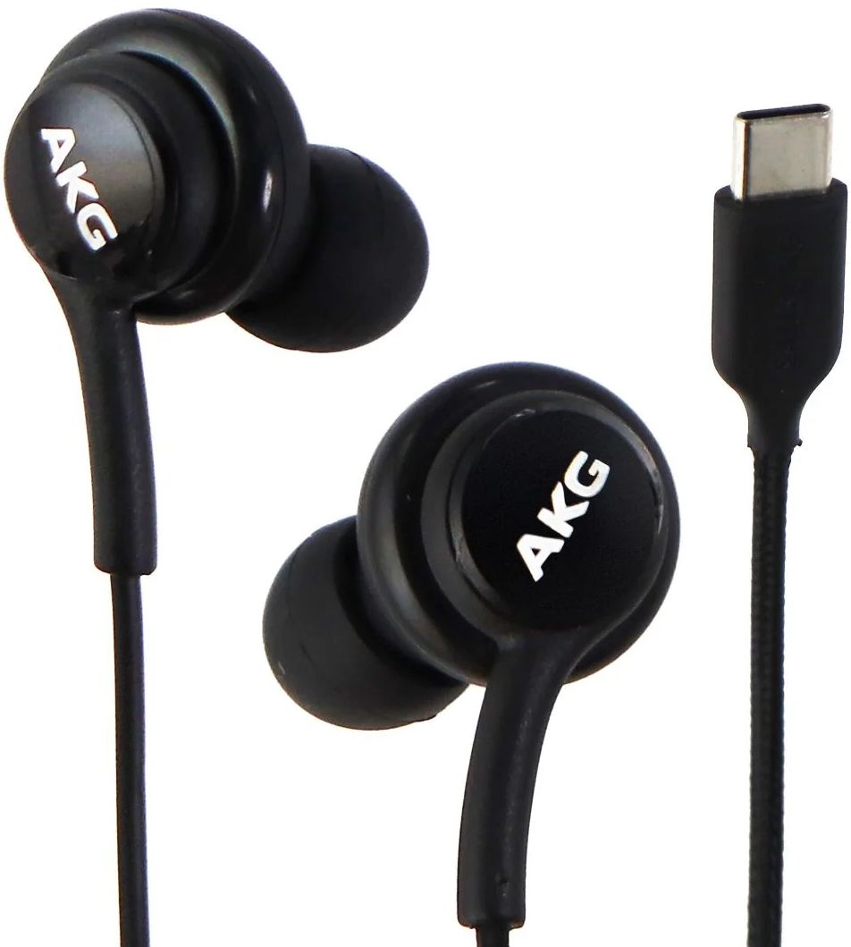 Samsung AKG Wired USB-C (Type C) Headset for Smartphones (GH59-15252A) - Black by Samsung - Refurbished - Excellent condition - CA$27.98