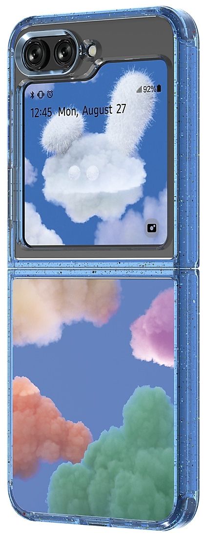 Samsung Artist Collection Suit Phone Case for Samsung Galaxy Z Flip5 - White by Samsung - Refurbished - Brand New condition - Image 3