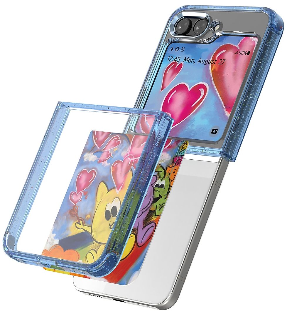 Samsung Artist Collection Suit Phone Case for Samsung Galaxy Z Flip5 - White by Samsung - Refurbished - Brand New condition - Image 4