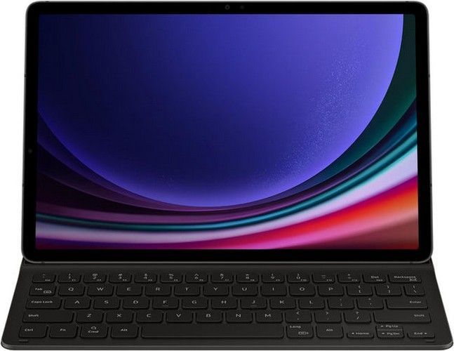 Samsung Book Slim Keyboard Cover for Galaxy Tab S9 / S9 FE (EF-DX710) - Black by Samsung - Refurbished - Very Good condition - US$129.99