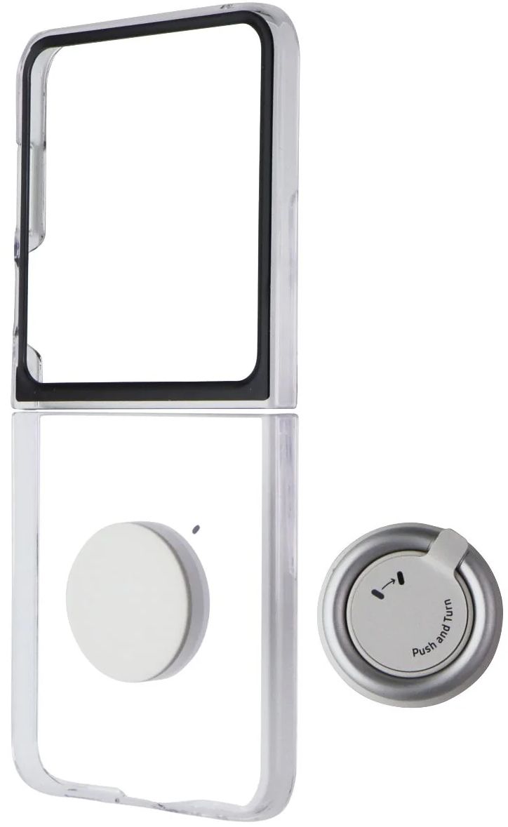 Samsung Clear Gadget Phone Case for Galaxy Z Flip5 - Clear by Samsung - Refurbished - Very Good condition - Image 3