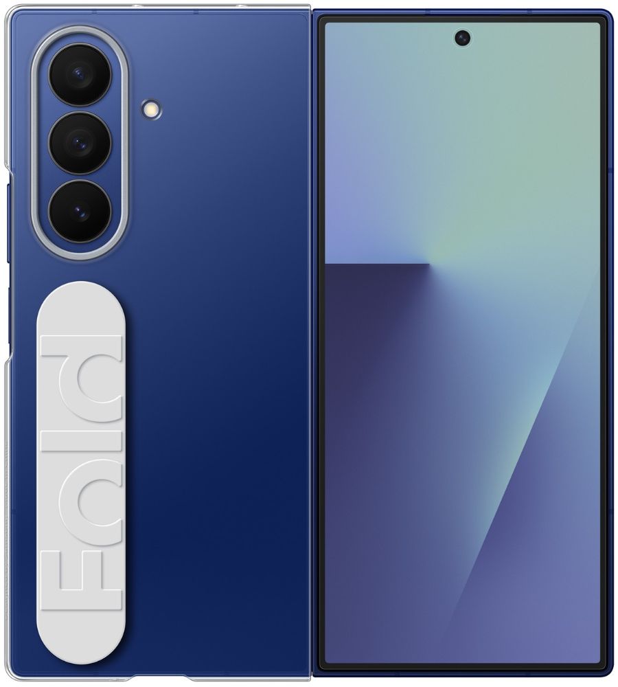 Samsung Clear Grip Phone Case for Samsung Galaxy Z Fold7 - Clear by Samsung - Refurbished - Very Good condition - US$8.78