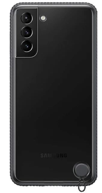 Samsung Clear Protective Cover for Galaxy S21+ - Black by Samsung - Refurbished - Good condition - US$19.99