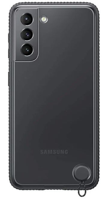 Samsung Clear Protective Cover Phone Case for Galaxy S21 - Black by Samsung - Refurbished - Brand New condition - US$20.98