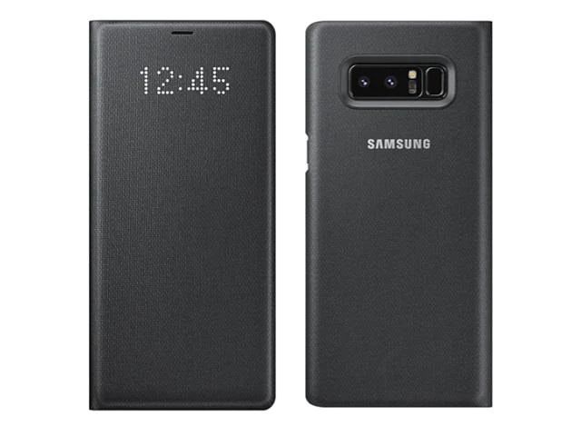 Samsung Clear View Cover Phone Case for Galaxy Note 8 - Black by Samsung - Refurbished - Premium condition - CA$50.98