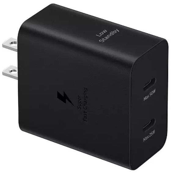 Samsung EP-T5020XBEWMT 50W Duo Power Adapter (Cable not included) - Black by Samsung - Refurbished - Like New condition - US$45.99