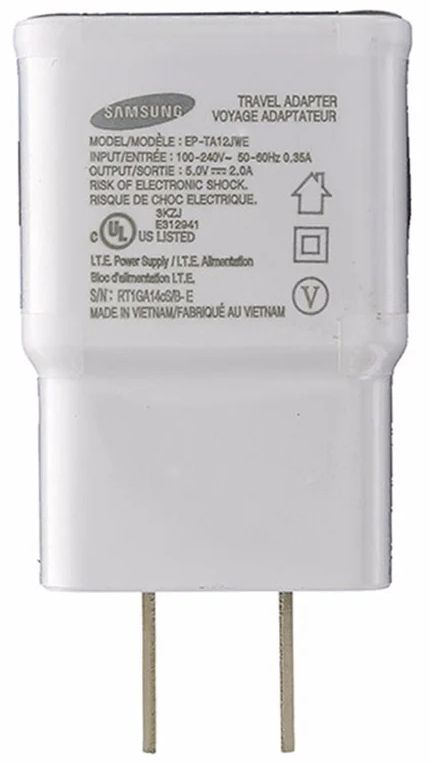 Samsung EP-TA12JWE Travel Adapter (Bulk Packaging) - White by Samsung - Image 3