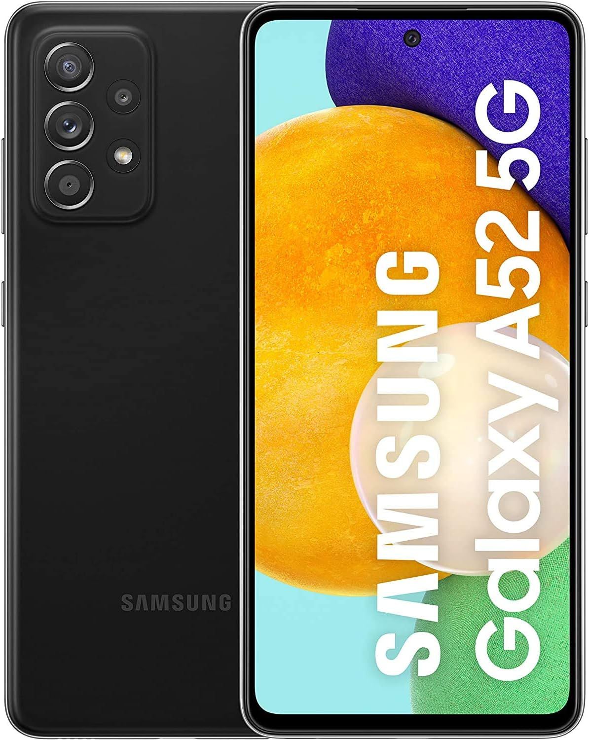Galaxy A52 (5G) - 128GB - 6GB RAM - Awesome Black - Unlocked by Samsung - Refurbished - Very Good condition - US$168.70