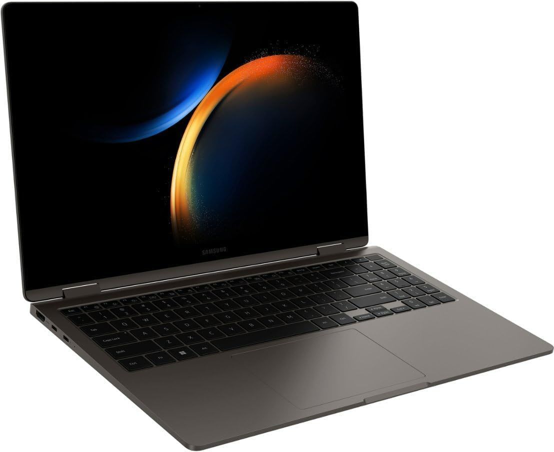 Samsung Samsung Galaxy Book3 360 2-in-1 Laptop 13.3" - Intel Core i7-1360P 2.2GHz - 16GB - 512GB - Graphite - Very Good - Standard Battery by Samsung - Refurbished - Very Good condition - Image 2