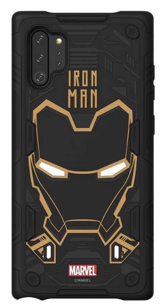 Samsung Galaxy Friends Iron Man Rugged Protective Smart Cover for Note10+ - Black by Samsung - Refurbished - Brand New condition - US$41.98