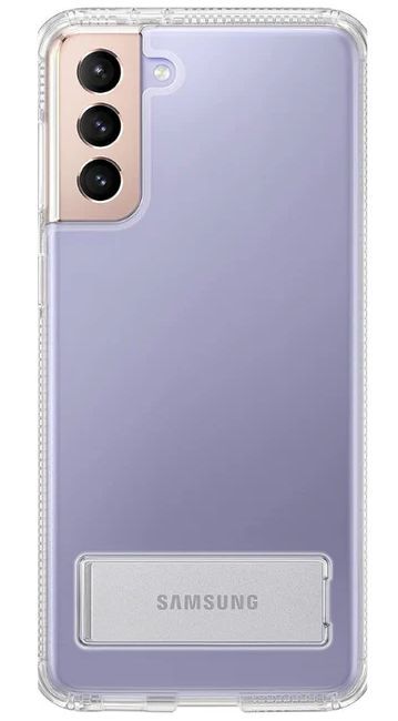 Samsung Rugged Clear Standing Phone Cover for Galaxy S21+ - Clear by Samsung - Refurbished - Very Good condition - US$20.99