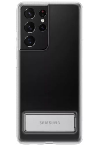 Samsung Clear Standing Cover Phone Case for Galaxy S21 Ultra (5G) - Transparent by Samsung - Refurbished - Good condition - US$19.99