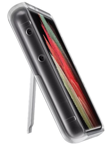 Samsung Clear Standing Cover Phone Case for Galaxy S21 Ultra (5G) - Transparent by Samsung - Image 3