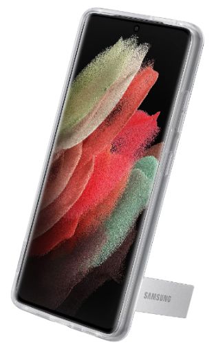Samsung Clear Standing Cover Phone Case for Galaxy S21 Ultra (5G) - Transparent by Samsung - Image 4
