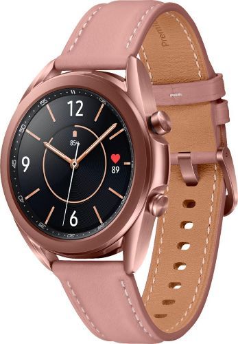 Samsung Galaxy Watch3 (Bluetooth) - 4GB - 41mm - Mystic Bronze Stainless Steel Case with Pink Titanium Leather Strap by Samsung - Image 2