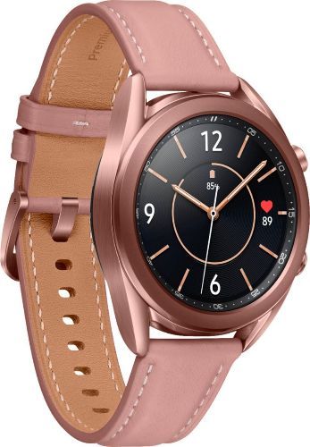 Samsung Galaxy Watch3 (Bluetooth) - 4GB - 41mm - Mystic Bronze Stainless Steel Case with Pink Titanium Leather Strap by Samsung - Image 3