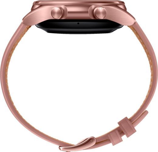 Samsung Galaxy Watch3 (Bluetooth) - 4GB - 41mm - Mystic Bronze Stainless Steel Case with Pink Titanium Leather Strap by Samsung - Image 4