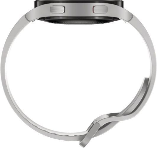 Samsung Galaxy Watch4 (Bluetooth) - 16GB - 40mm - Silver Aluminum Case with Silver Fluoroelastomer Sport Band by Samsung - Image 4