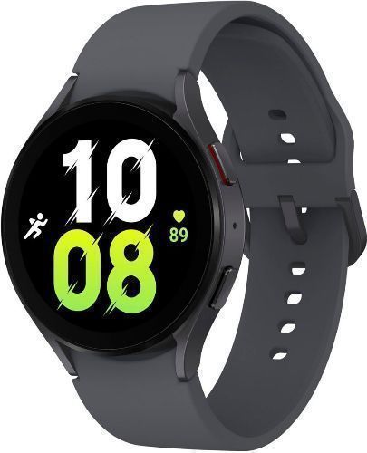 Samsung Galaxy Watch5 (Bluetooth) - 16GB - 44mm - Graphite Aluminum Case with Graphite Fluoroelastomer Sport Band by Samsung - Image 2