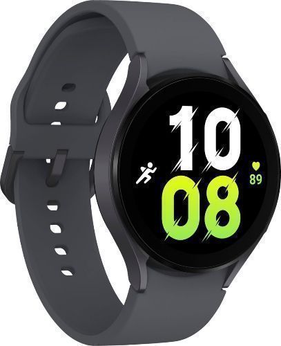 Samsung Galaxy Watch5 (Bluetooth) - 16GB - 44mm - Graphite Aluminum Case with Graphite Fluoroelastomer Sport Band by Samsung - Image 3