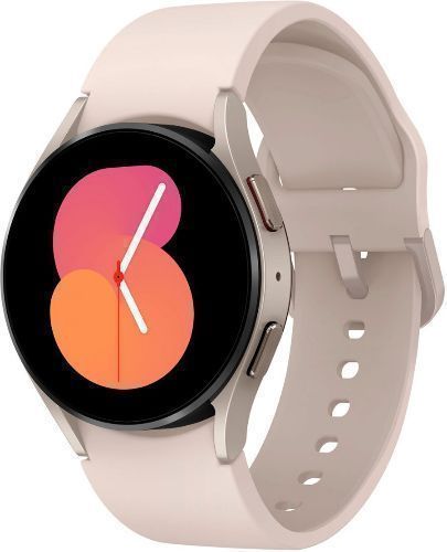 Samsung Galaxy Watch5 (Bluetooth) - 16GB - 40mm - Pink Gold Aluminum Case with Pink Fluoroelastomer Sport Band by Samsung - Image 2