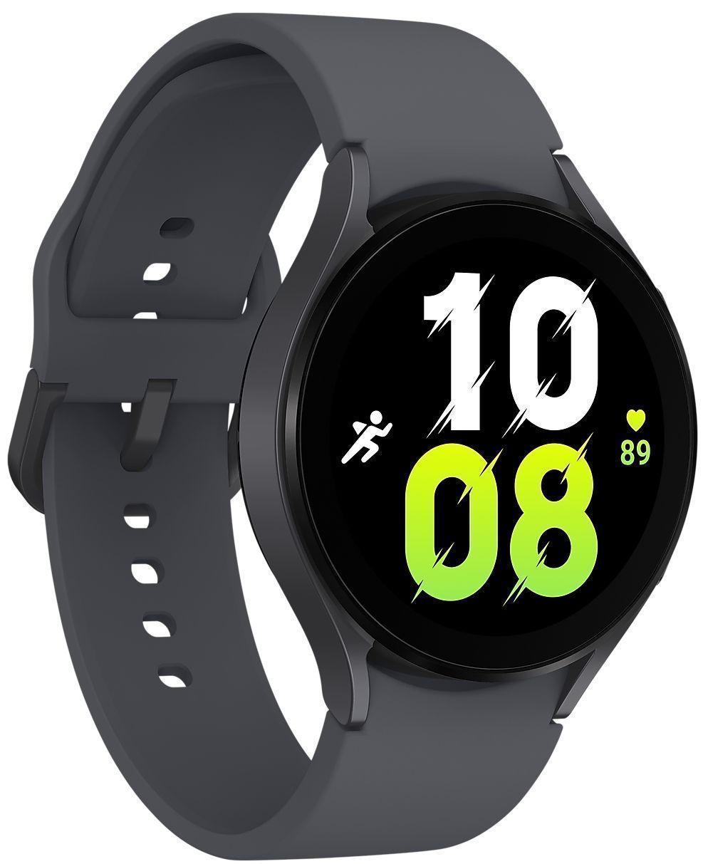 Samsung Galaxy Watch5 (Bluetooth) - 16GB - 44mm - Sapphire Aluminum Case with Graphite Fluoroelastomer Sport Band by Samsung - Refurbished - Good condition - Image 3