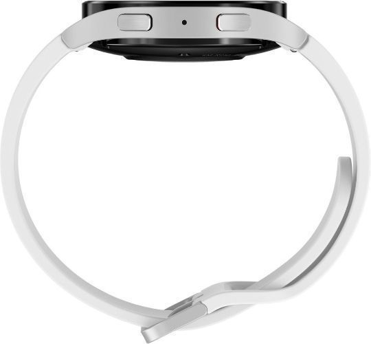 Samsung Galaxy Watch5 (Bluetooth + LTE) - 16GB - 44mm - Silver Aluminum Case with White Fluoroelastomer Sport Band by Samsung - Image 4