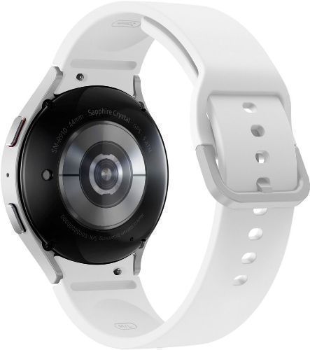 Samsung Galaxy Watch5 (Bluetooth + LTE) - 16GB - 44mm - Silver Aluminum Case with White Fluoroelastomer Sport Band by Samsung - Image 5