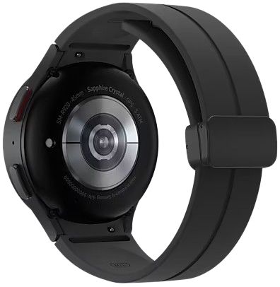 Samsung Galaxy Watch5 Pro (Bluetooth) - 45mm - Black Titanium Case with Black Titanium Silicone by Samsung - Image 5