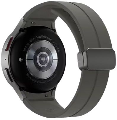 Samsung Galaxy Watch5 Pro (Bluetooth) - 16GB - 45mm - Gray Titanium Titanium Case with Gray Titanium Silicone by Samsung - Image 5