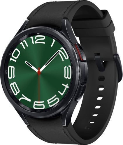 Samsung Galaxy Watch6 (Bluetooth) - 16GB - 47mm - Black Classic (Stainless Steel) Case with Black Hybrid Eco-Leather Leather Band by Samsung - Image 2