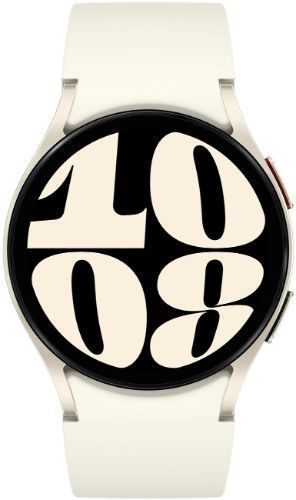 Samsung Galaxy Watch6 (Bluetooth + LTE) - 16GB - 40mm - Cream Aluminum Case with Cream Fluoroelastomer Sports Band by Samsung - Refurbished - Good condition - US$89.03