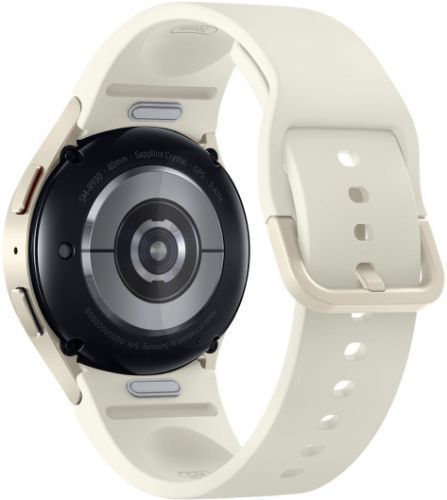 Samsung Galaxy Watch6 (Bluetooth) - 16GB - 40mm - Cream Aluminum Case with Cream Fluoroelastomer Sports Band by Samsung - Image 5