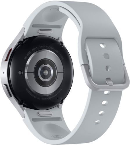 Samsung Galaxy Watch6 (Bluetooth) - 16GB - 44mm - Silver Aluminum Case with Silver Fluoroelastomer Sports Band by Samsung - Refurbished - Good condition - Image 5