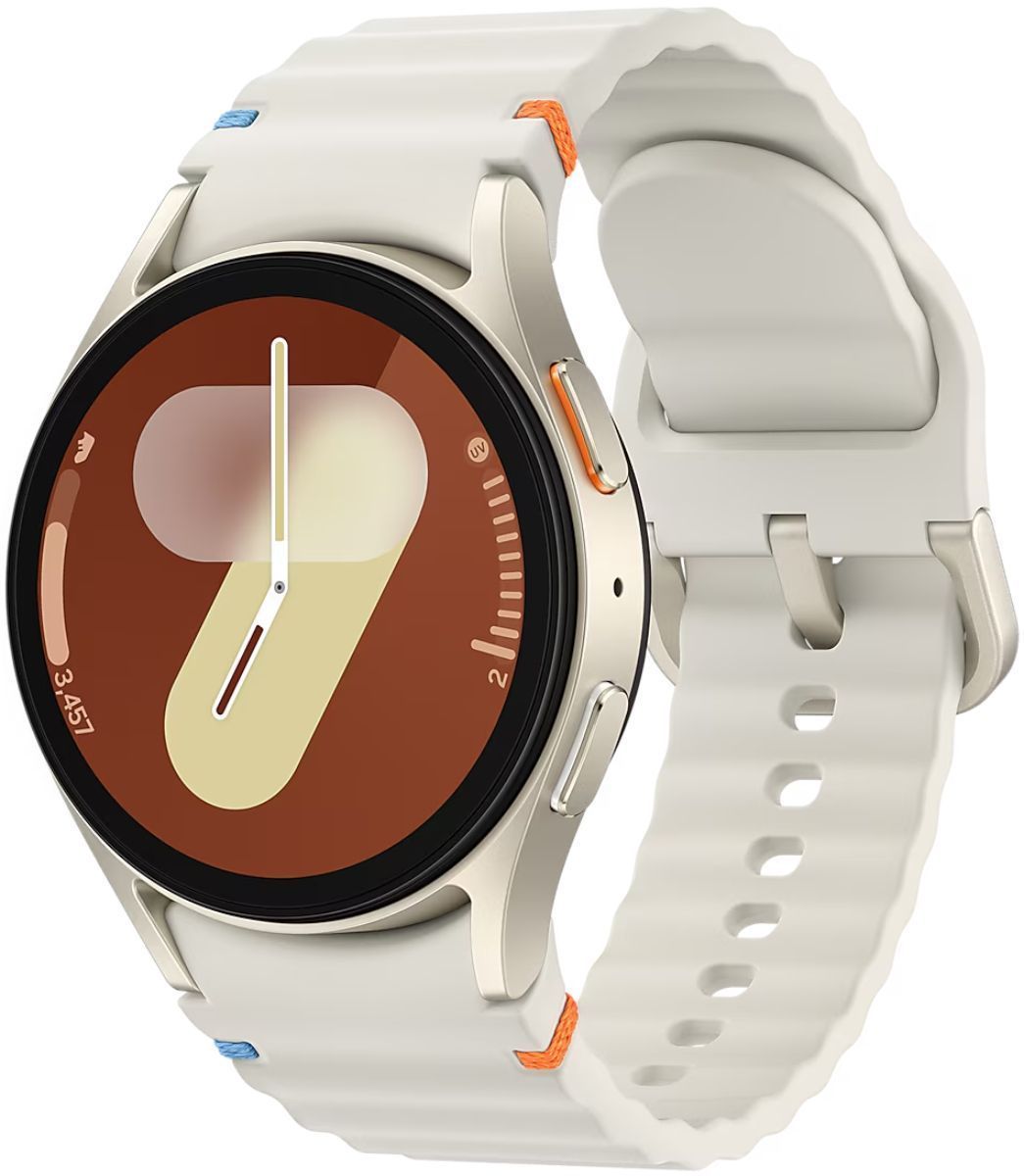 Galaxy Watch7 (Bluetooth) - 32GB - 40mm - Cream Aluminum Case with Cream Silicone Sport Band by Samsung - Refurbished - Good condition - Image 2