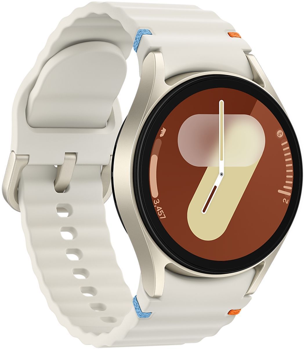 Galaxy Watch7 (Bluetooth) - 32GB - 40mm - Cream Aluminum Case with Cream Silicone Sport Band by Samsung - Refurbished - Good condition - Image 3