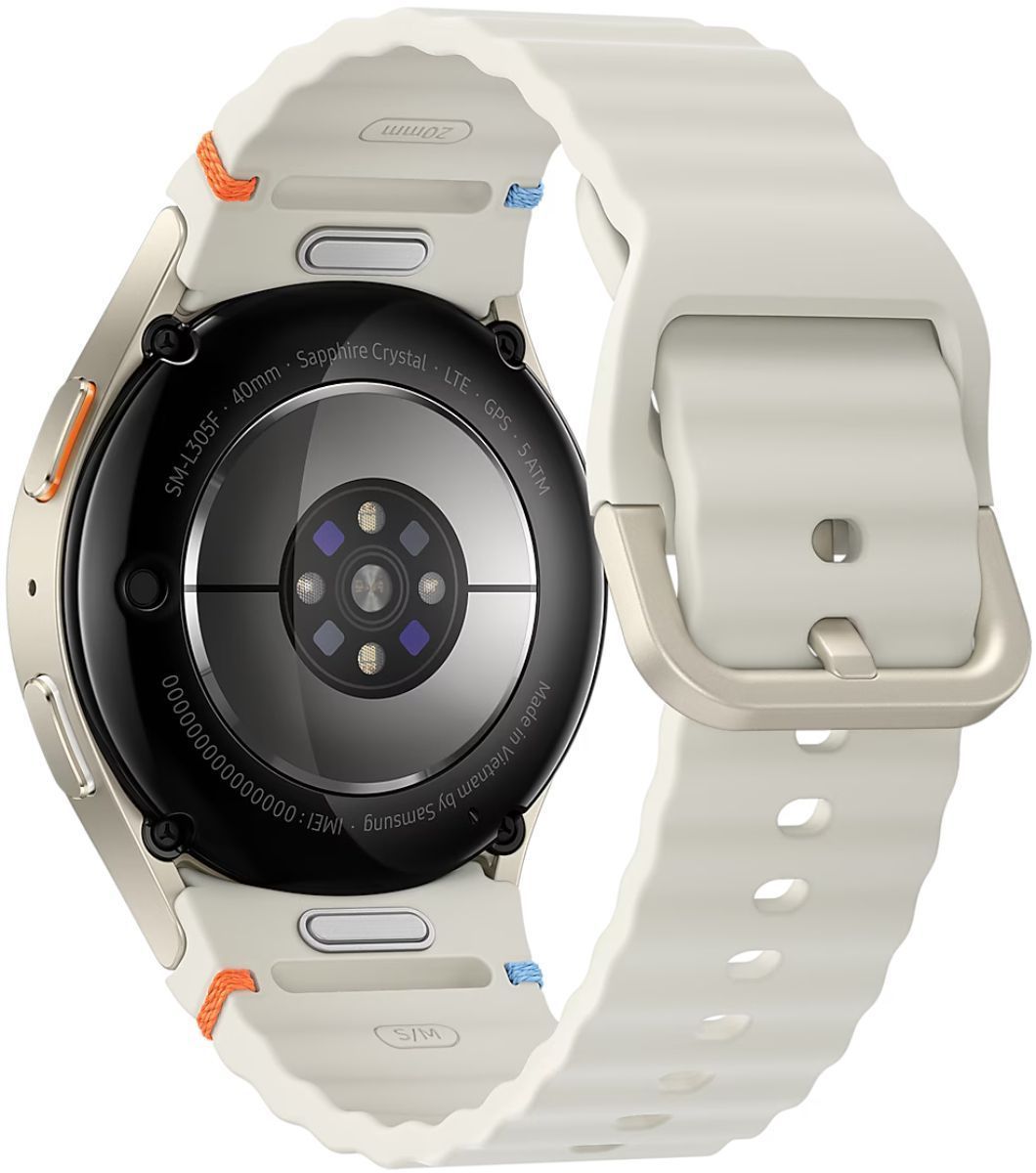 Galaxy Watch7 (Bluetooth) - 32GB - 40mm - Cream Aluminum Case with Cream Silicone Sport Band by Samsung - Refurbished - Good condition - Image 4