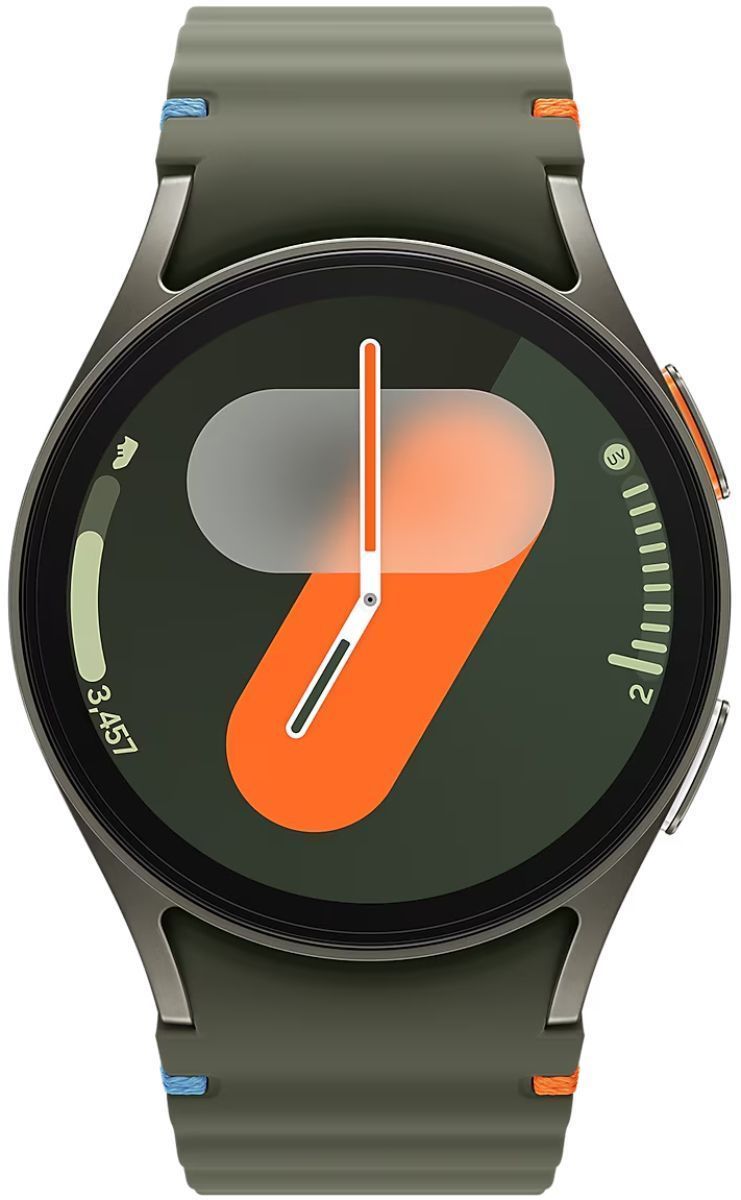 Galaxy Watch7 (Bluetooth) - 32GB - 40mm - Green Aluminum Case with Green Silicone Sport Band by Samsung - Image 2