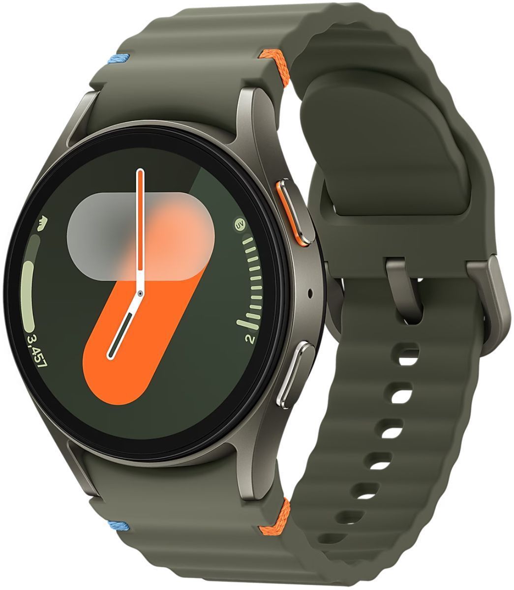 Galaxy Watch7 (Bluetooth) - 32GB - 40mm - Green Aluminum Case with Green Silicone Sport Band by Samsung - Image 4
