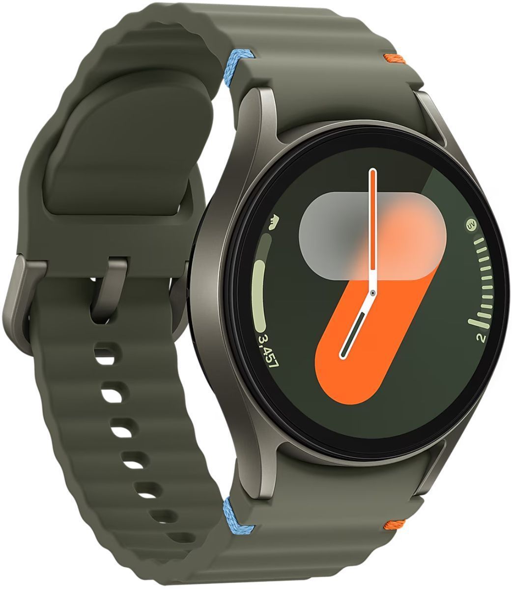 Galaxy Watch7 (Bluetooth) - 32GB - 40mm - Green Aluminum Case with Green Silicone Sport Band by Samsung - Image 6