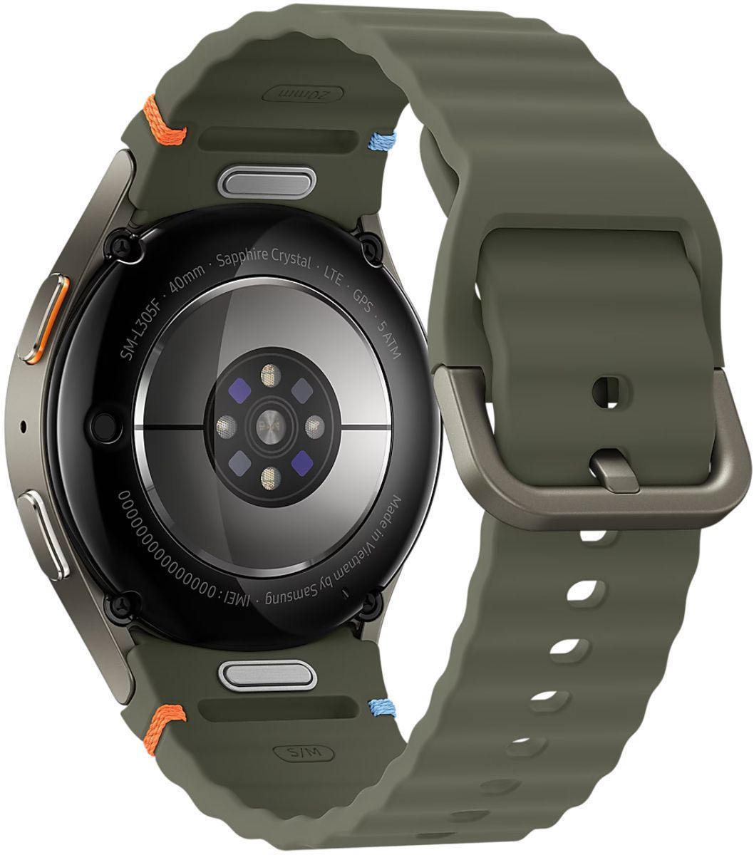 Galaxy Watch7 (Bluetooth) - 32GB - 40mm - Green Aluminum Case with Green Silicone Sport Band by Samsung - Image 8